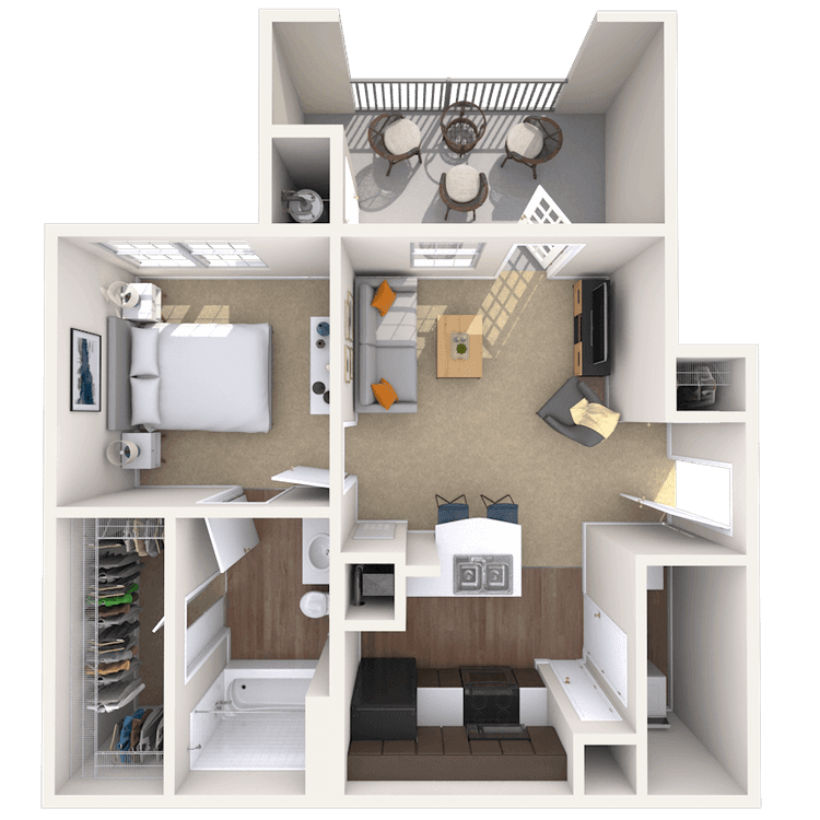 Floorplan image of unit 033105