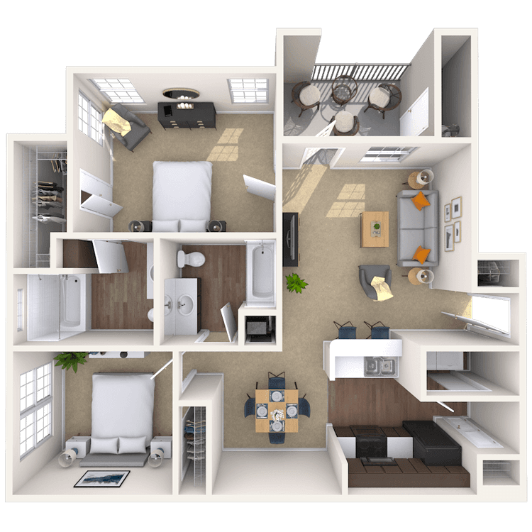 Floorplan image of unit 1414307