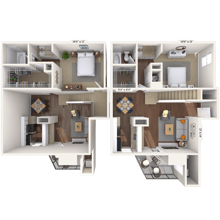 Floorplan image of unit 202035