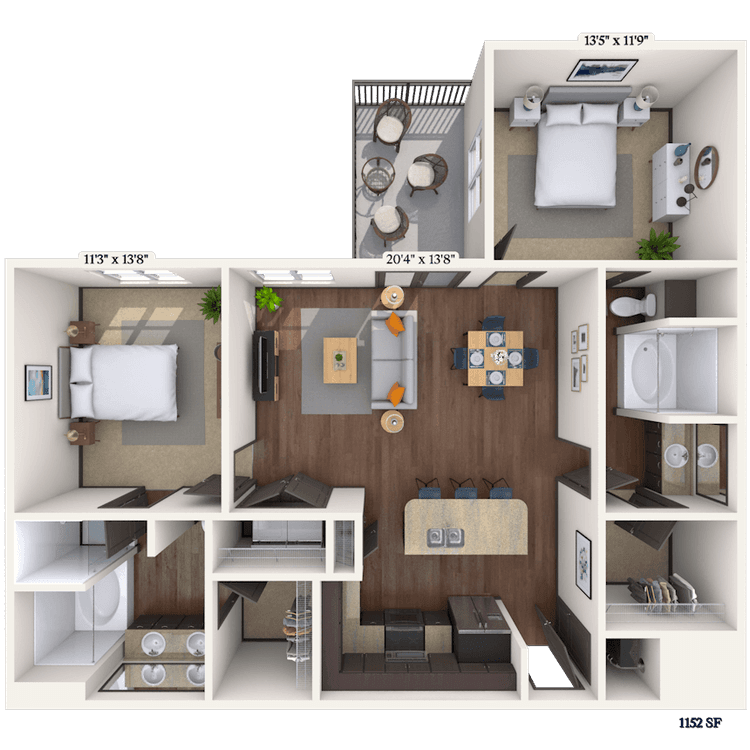 Floorplan image of unit 5315