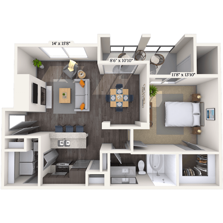 Floorplan image of unit 010226