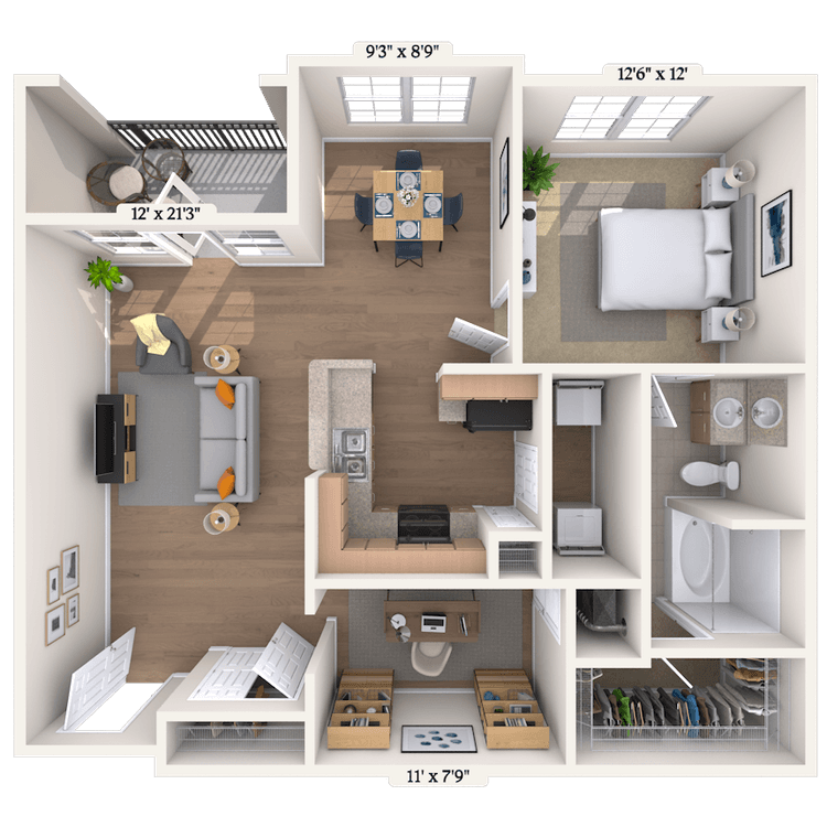 Floorplan image of unit 0505202