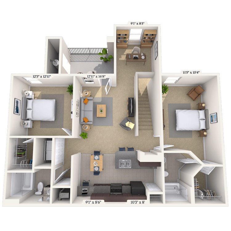 Floorplan image of unit 0808204