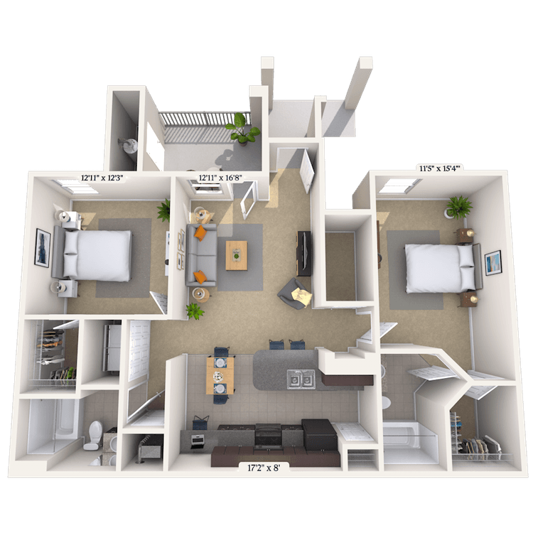 Floorplan image of unit 2222104