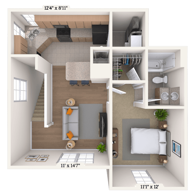 Floorplan image of unit 0107201