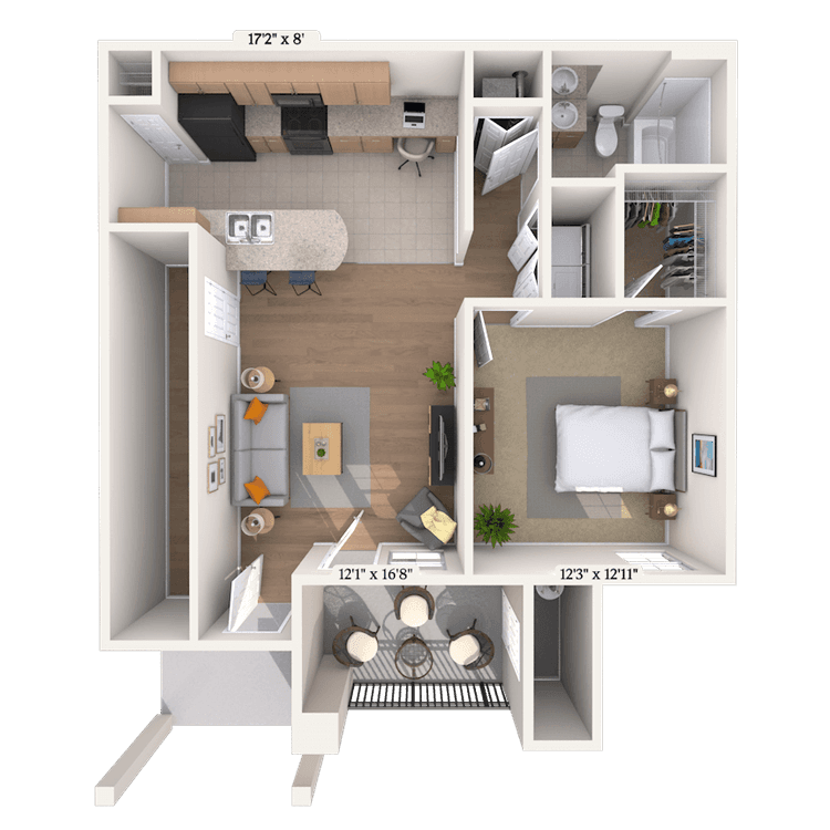 Floorplan image of unit 0111103