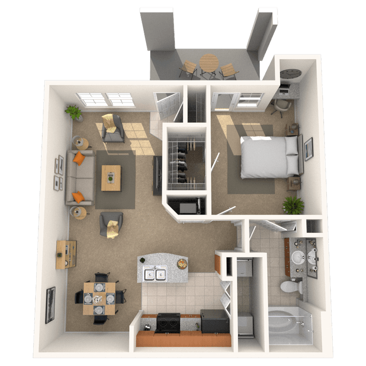 Floorplan image of unit 030313