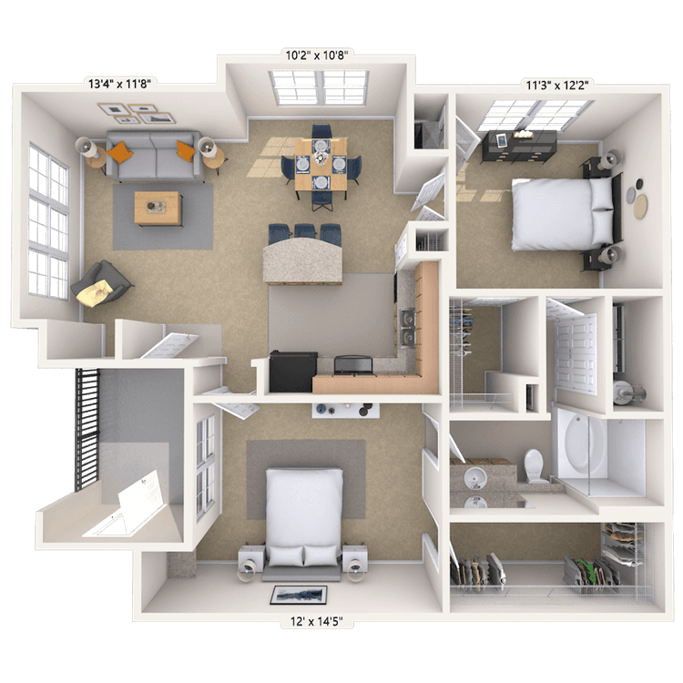 Floorplan image of unit 111111