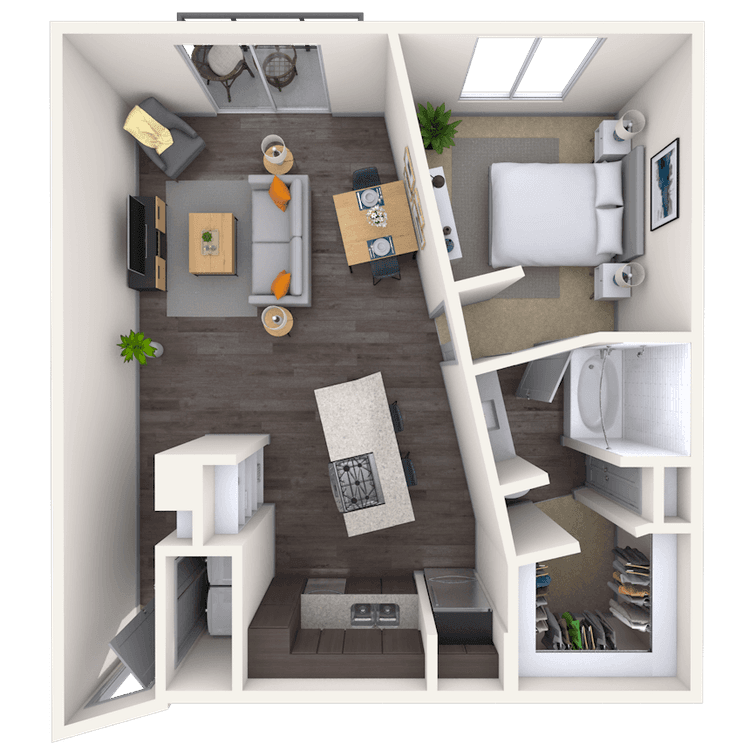 Floorplan image of unit 12019