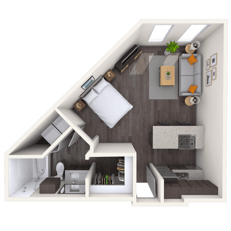 Floorplan image of unit 12099