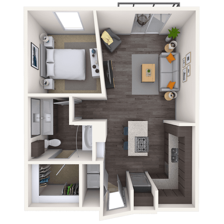Floorplan image of unit 14085