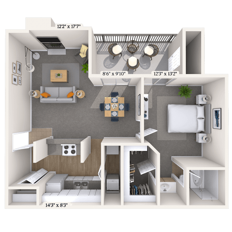 Floorplan image of unit 011122