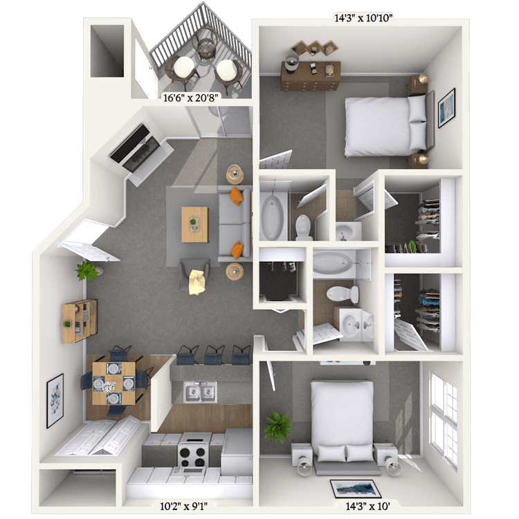 Floorplan image of unit 020922