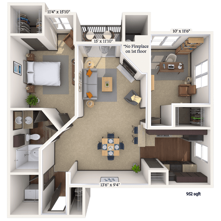 Floorplan image of unit 012531