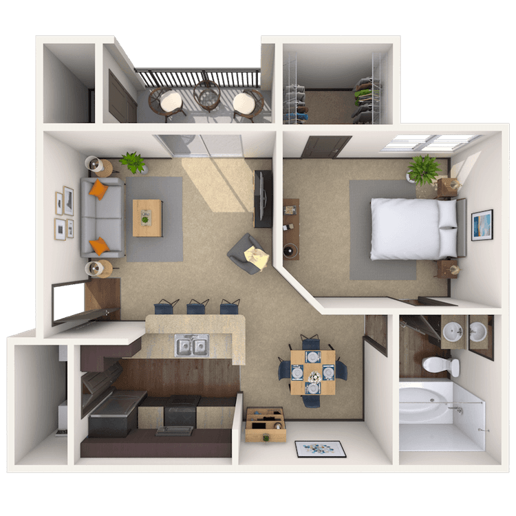 Floorplan image of unit 101036