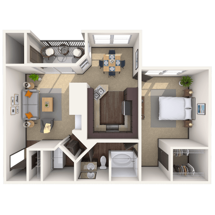 Floorplan image of unit 151532