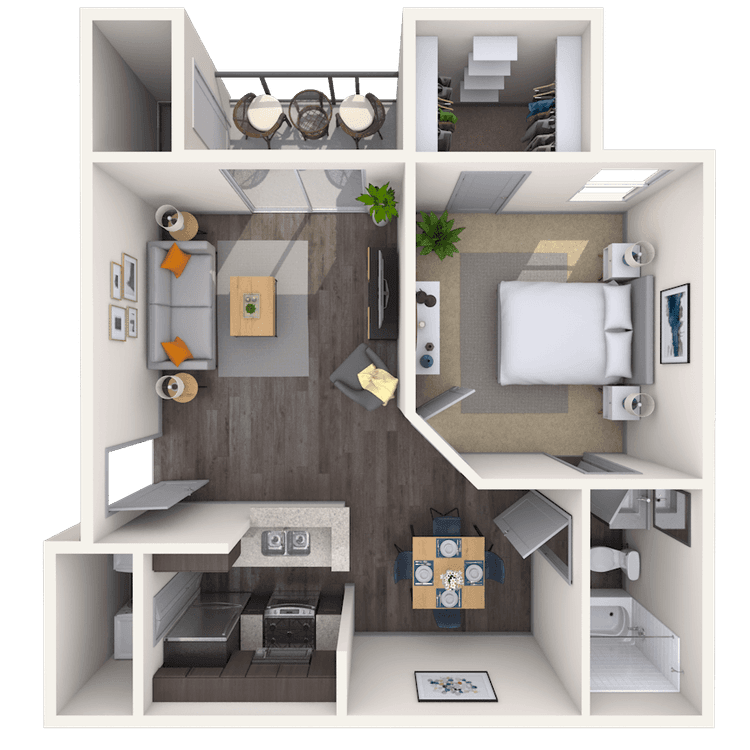 Floorplan image of unit 08815