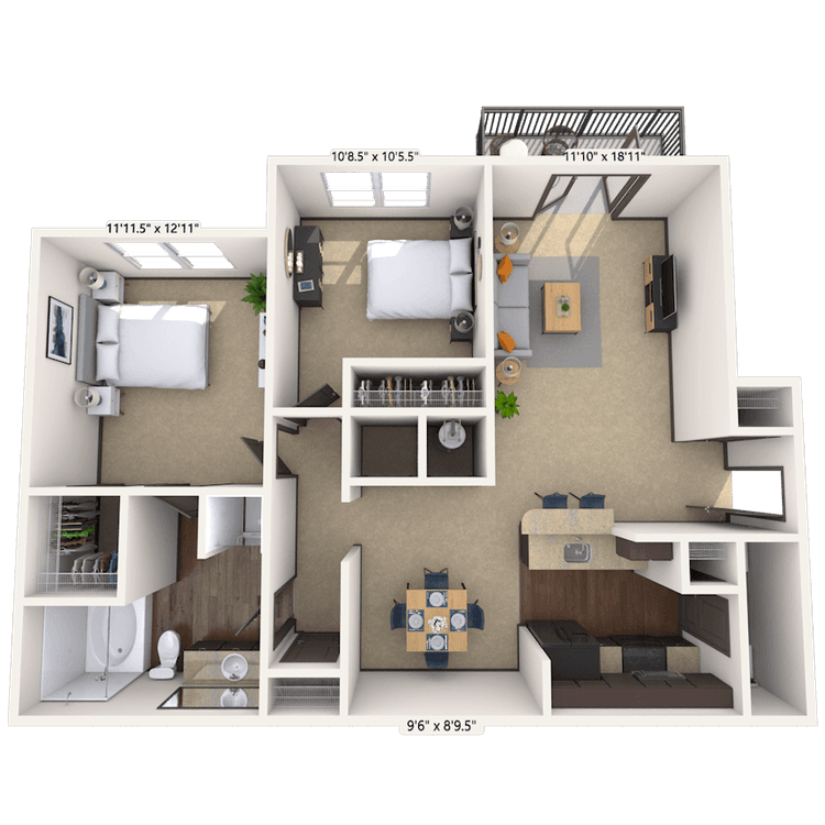 Floorplan image of unit 099219