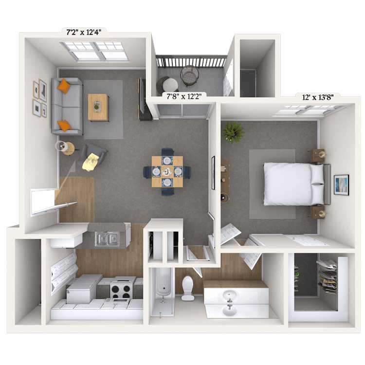 Floorplan image of unit 1717109
