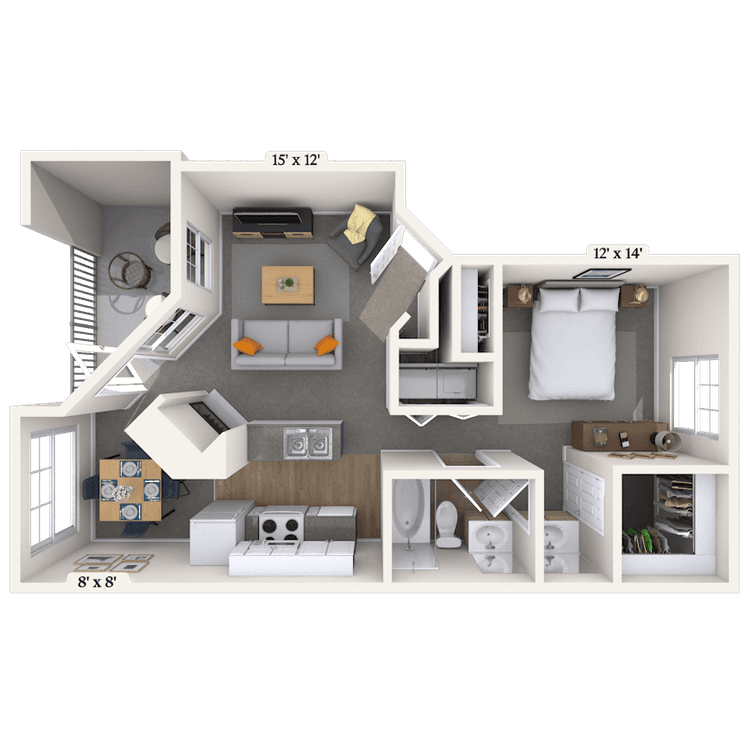 Floorplan image of unit 02179