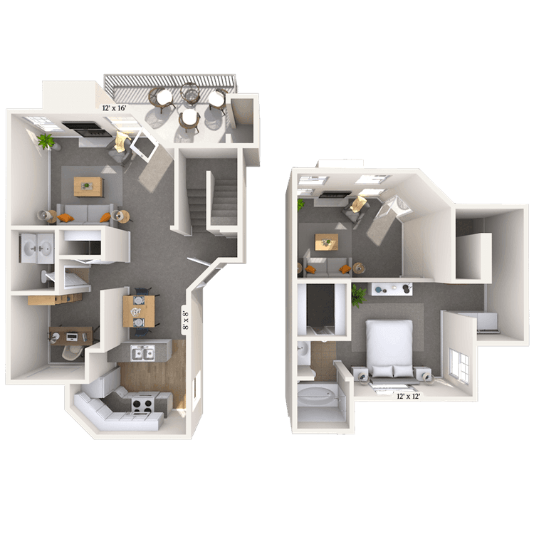 Floorplan image of unit 02272