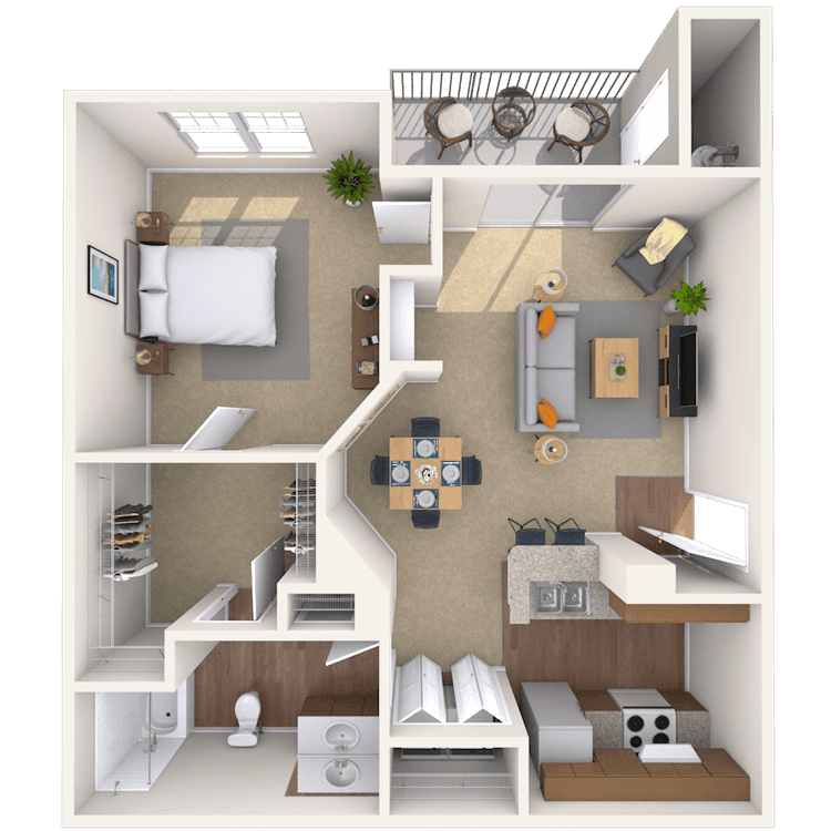 Floorplan image of unit 01412