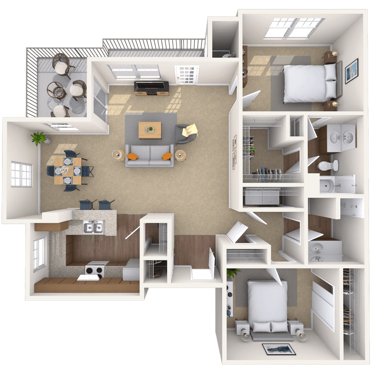 Floorplan image of unit 011135