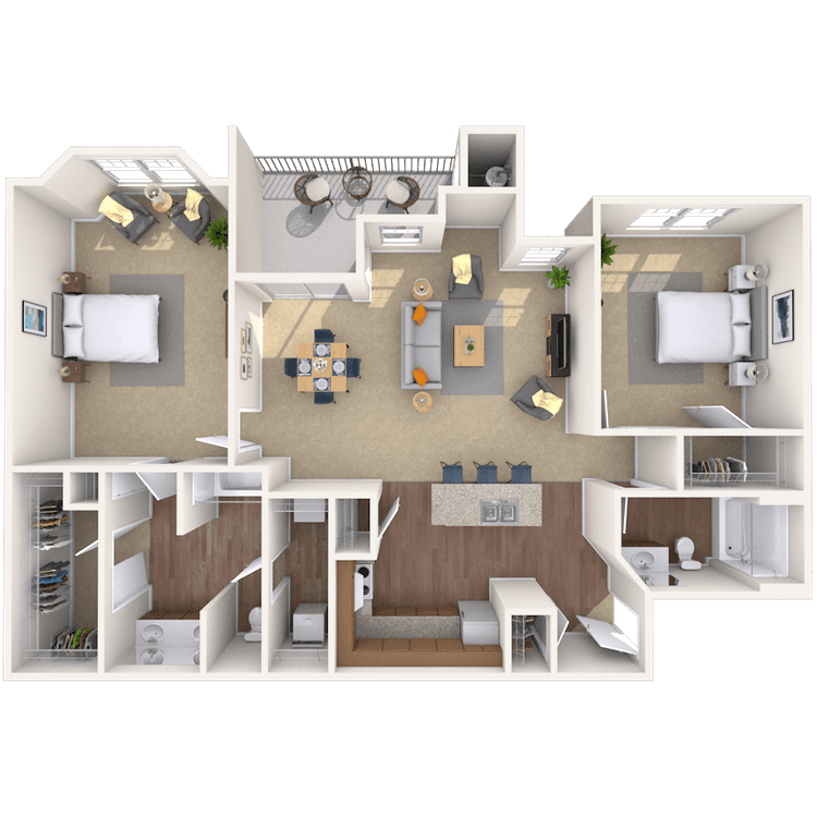 Floorplan image of unit 01314