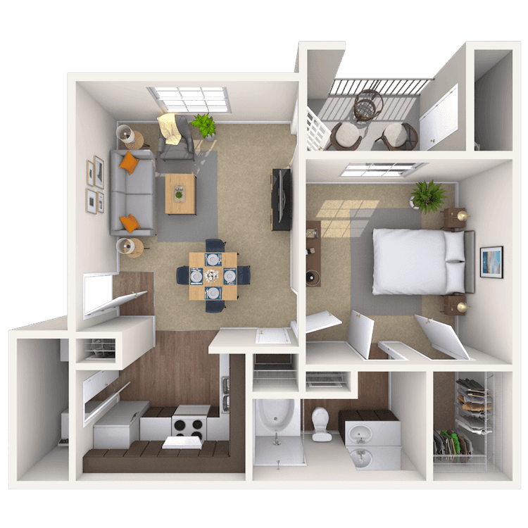 Floorplan image of unit 09106