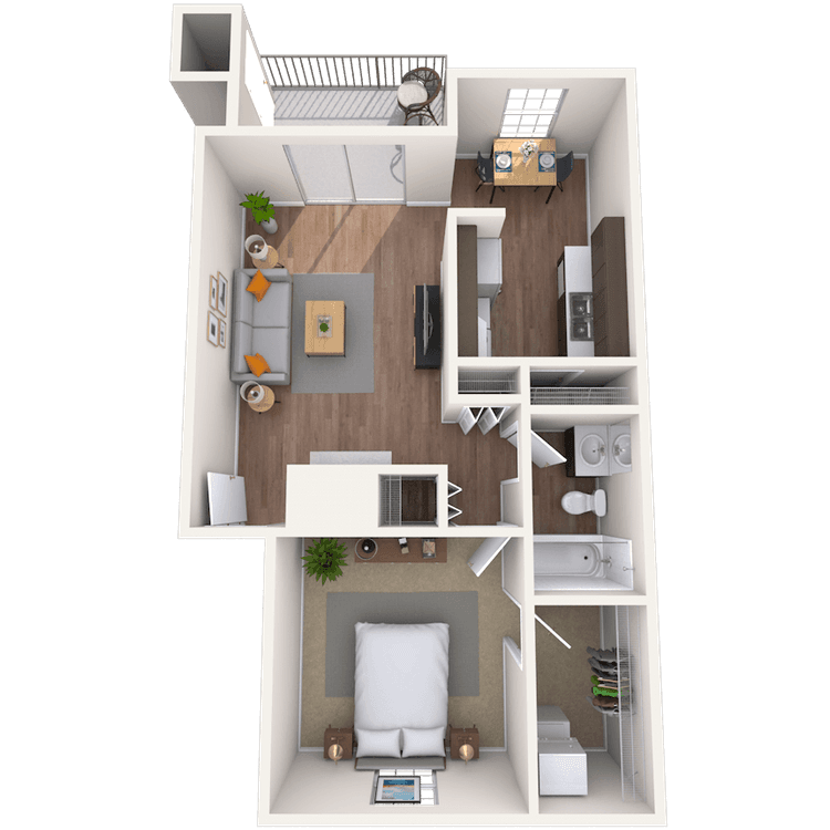 Floorplan image of unit 222201