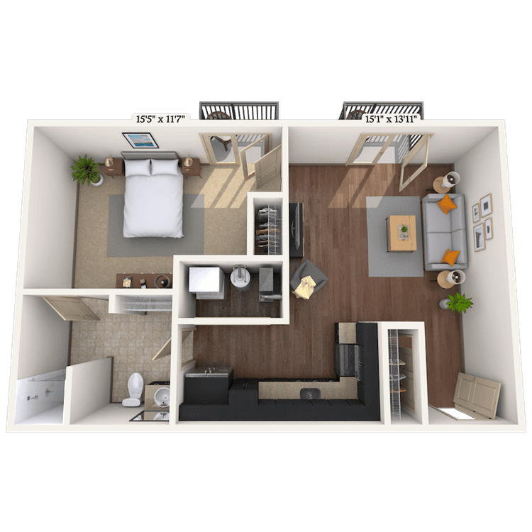 Floorplan image of unit 013050