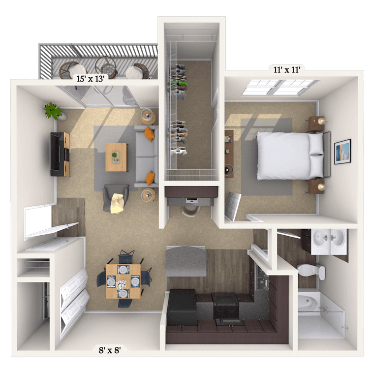 Floorplan image of unit 111111