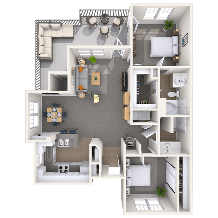 Floorplan image of unit 070710