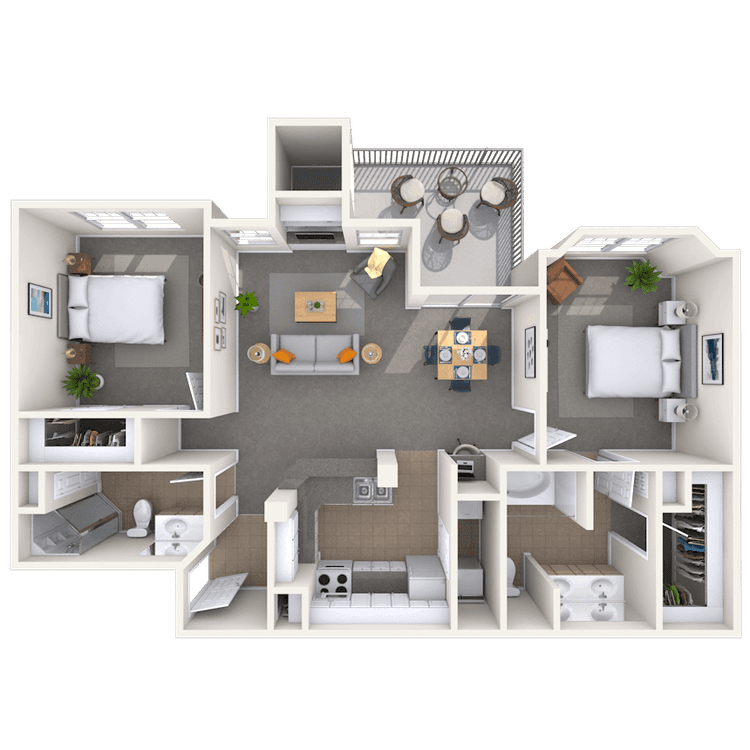 Floorplan image of unit 101032