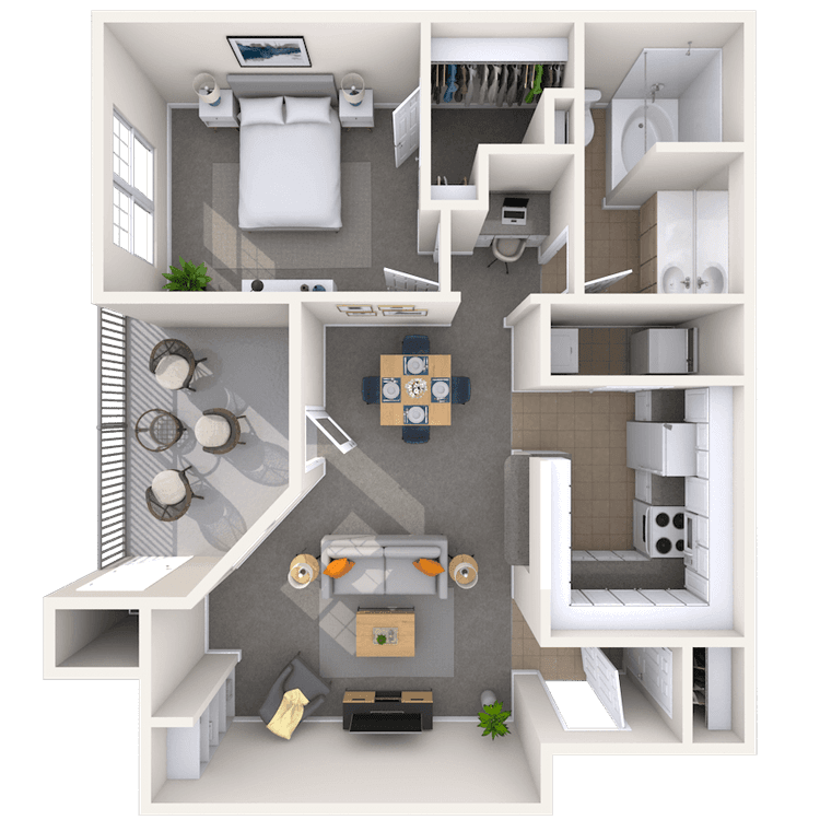 Floorplan image of unit 111135