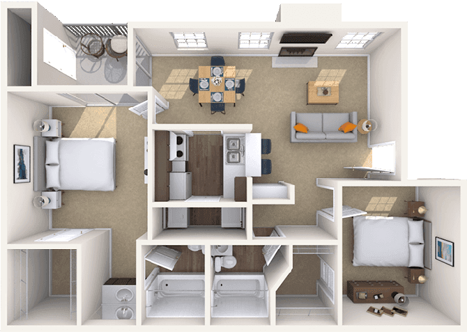 Floorplan image of unit 050508