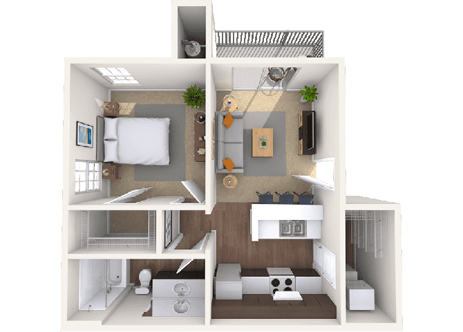 Floorplan image of unit 131307