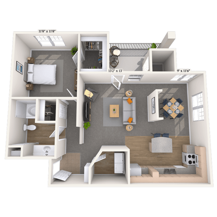 Floorplan image of unit 09912