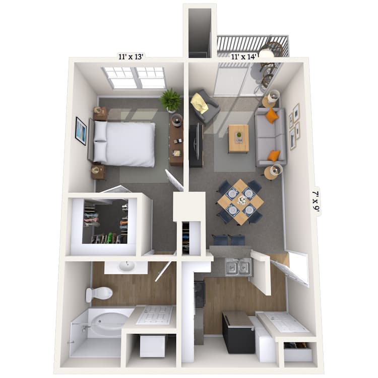 Floorplan image of unit 0101037