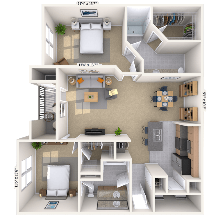 Floorplan image of unit 0606306