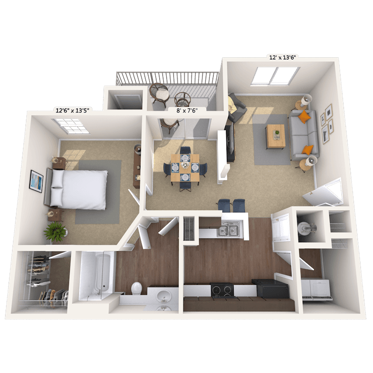 Floorplan image of unit 111133