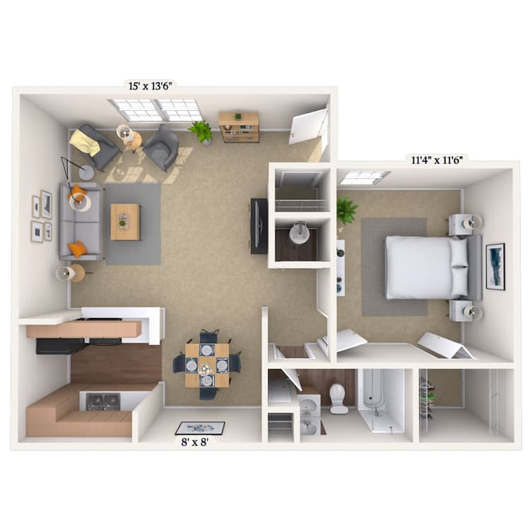 Floorplan image of unit 090908