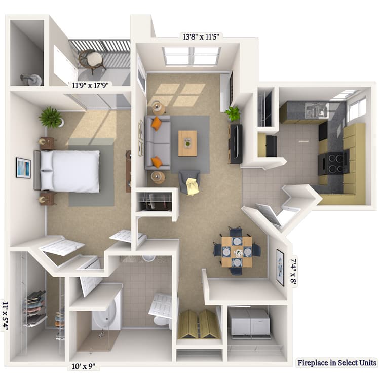 Floorplan image of unit 012020