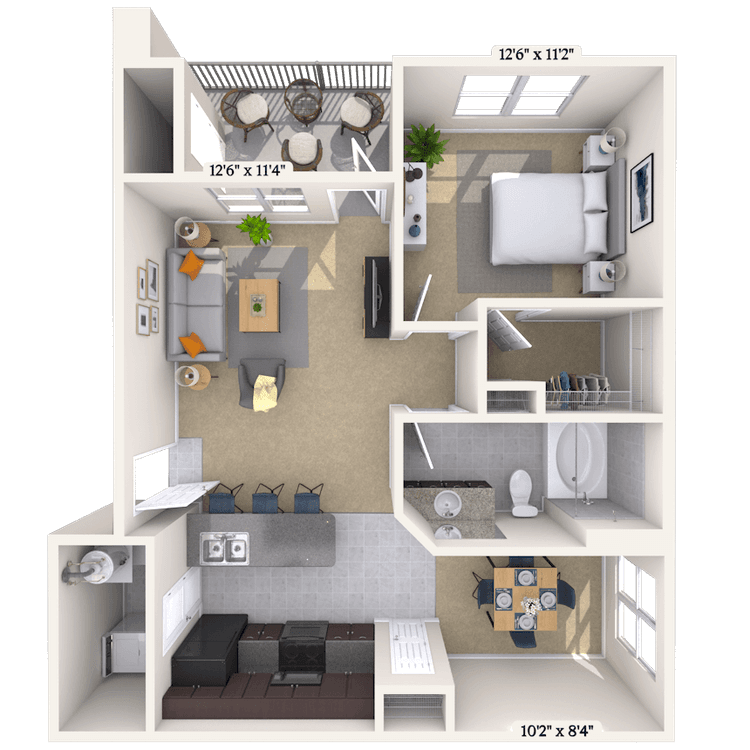 Floorplan image of unit 253132