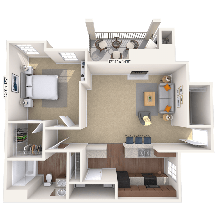 Floorplan image of unit 002037