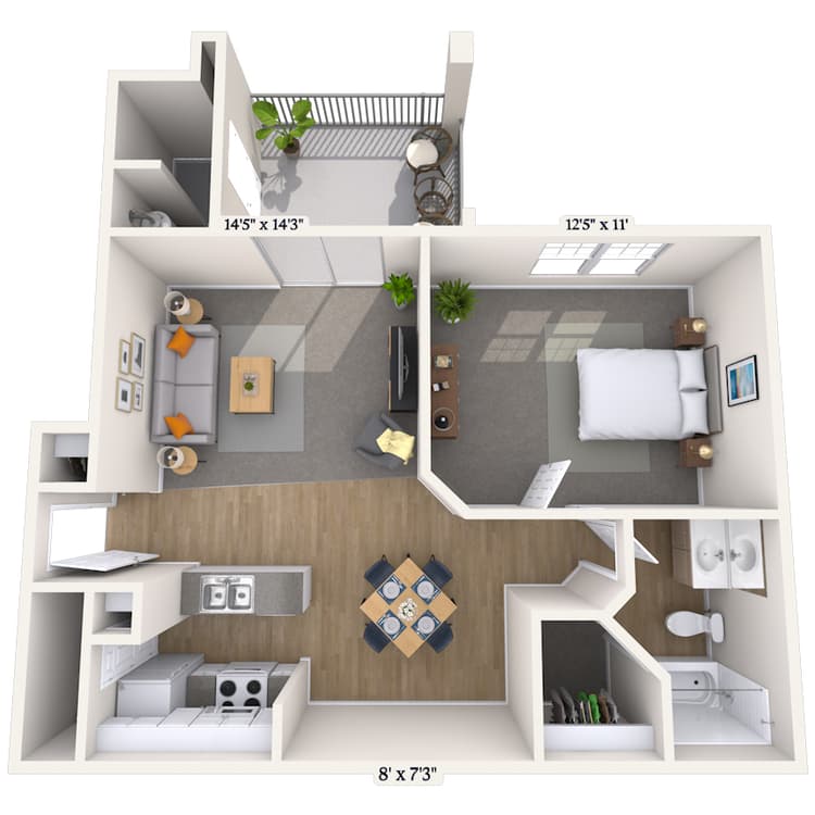 Floorplan image of unit 2178