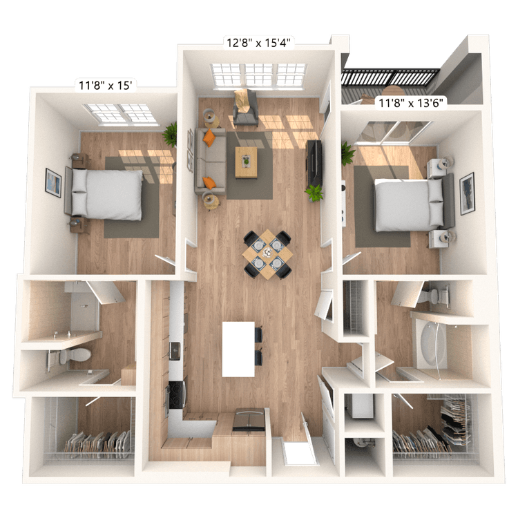 Floorplan image of unit 37101