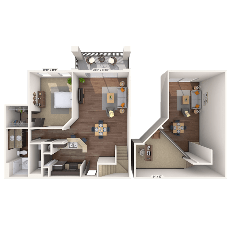 Floorplan image of unit 05537