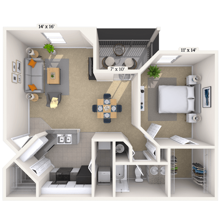 Floorplan image of unit 121216