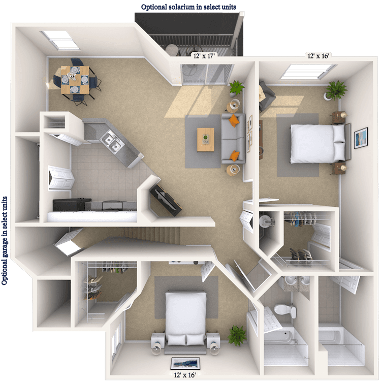 Floorplan image of unit 101028